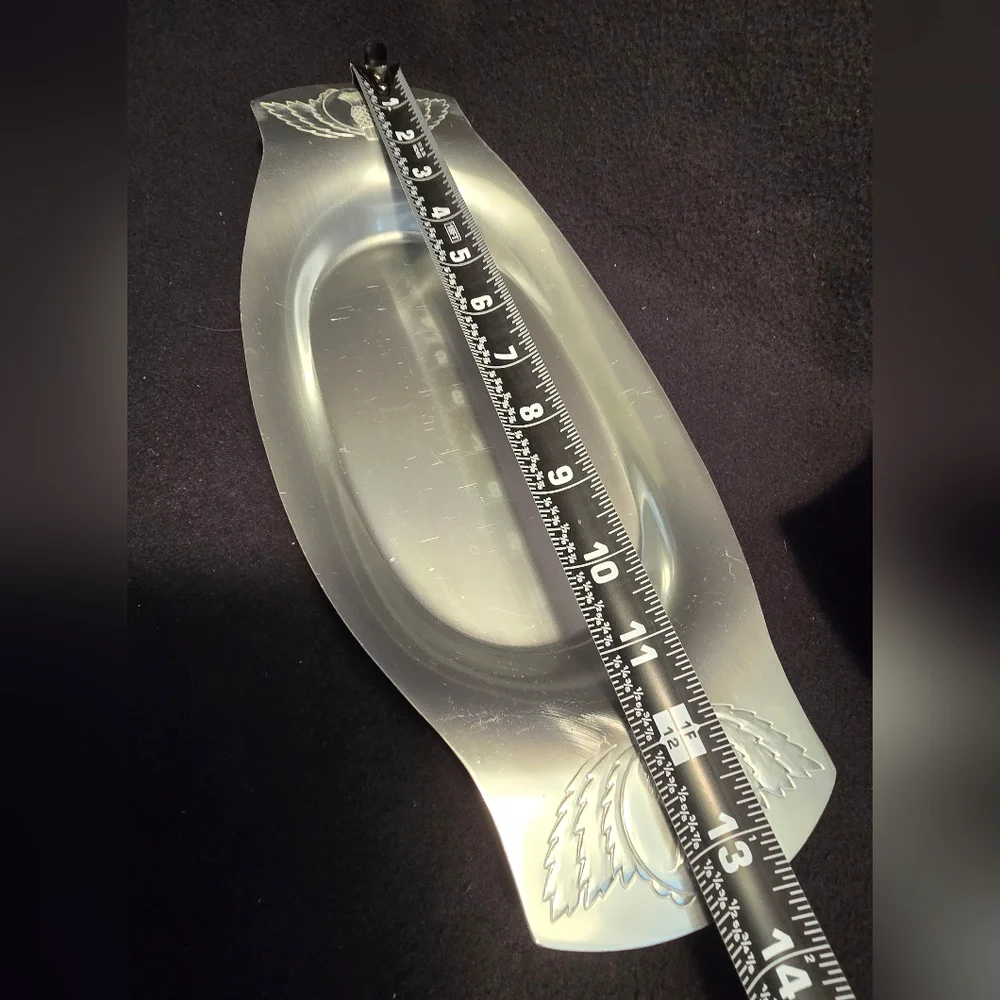 Elegant Silver Decorative Tray With Pineapplea